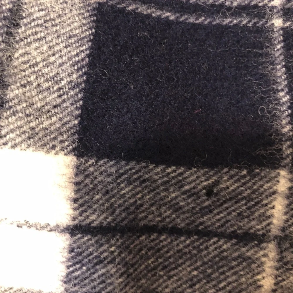Christine Dior vintage scarf. Navy blue & gray